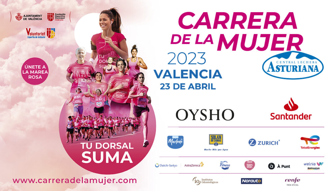 La Carrera de la Mujer Central Lechera Asturiana llega este domingo 23 de abril a Valencia