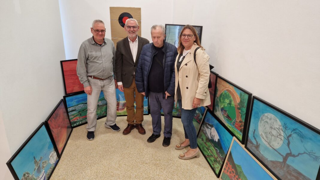 El artista Angel Granero dona obras valoradas en 2.000€ al Ajuntament d'Alboraya que a su vez las entregará a la Junta Local de lucha contra el cáncer