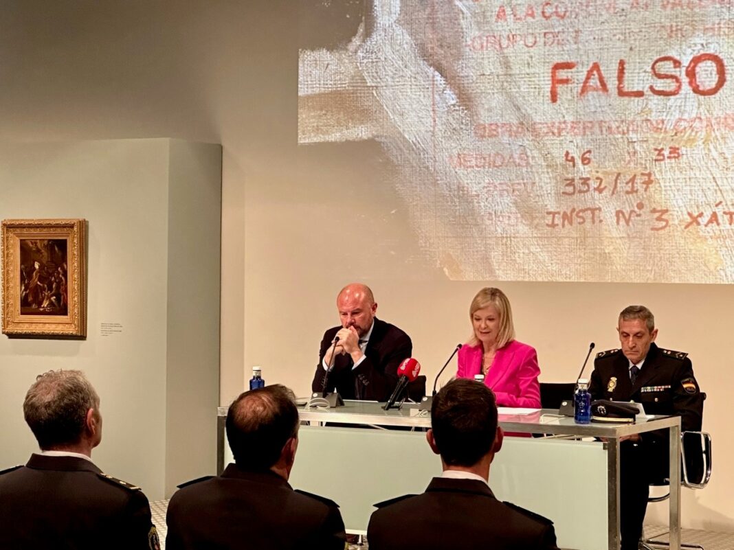 La Policía de la Generalitat interviene cinco pinturas falsas de Goya y Velázquez que se comercializaban por 76 millones de euros