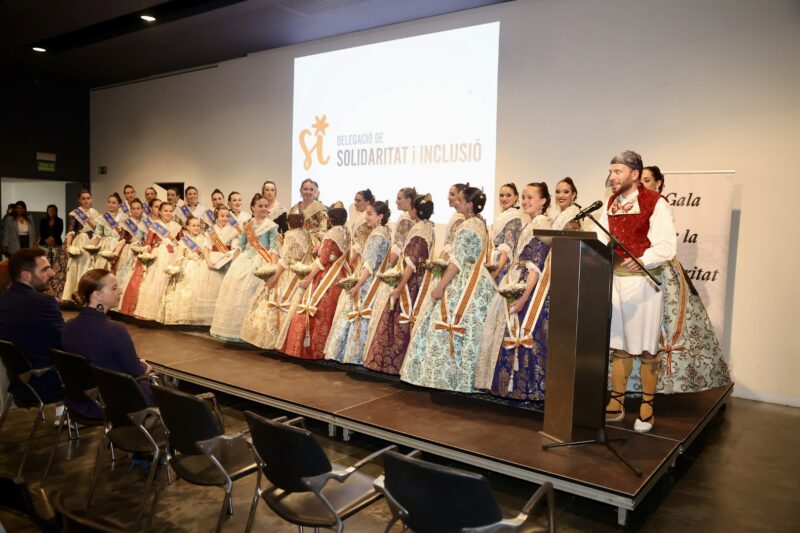 La XVIII Gala de la Solidaridad Fallera reconoce los proyectos sociales, humanitarios, igualitarios e inclusivos impulsados por las comisiones falleras