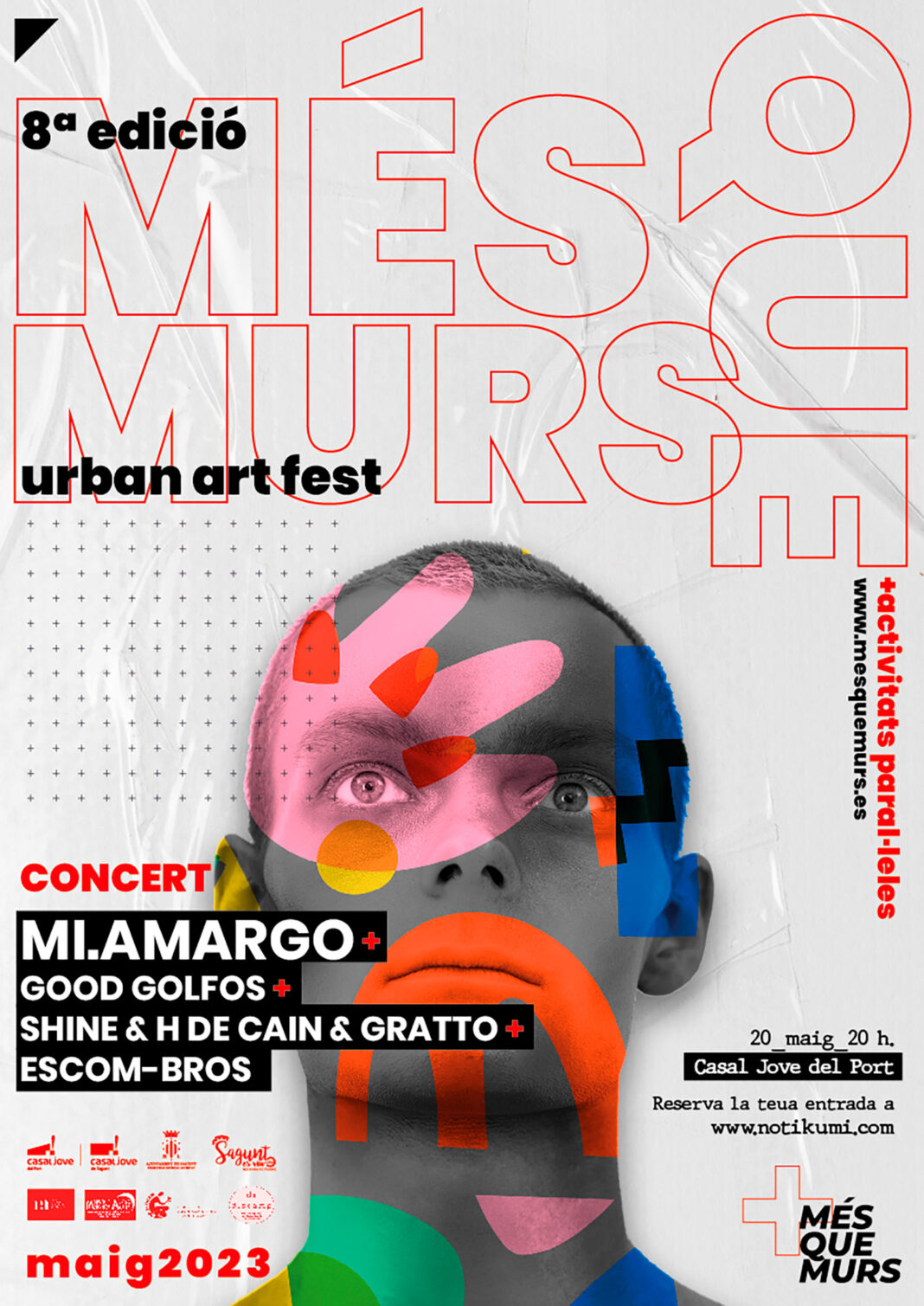 El Festival de arte urbano Més que Murs de Sagunto contará con Mi.Amargo con música en directo