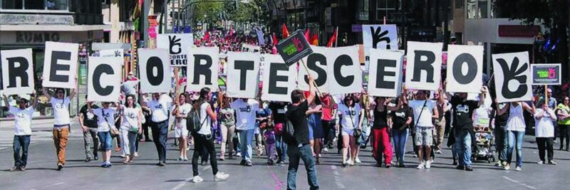 Recortes Cero es la única candidatura extraparlamentaria que se presenta por toda España