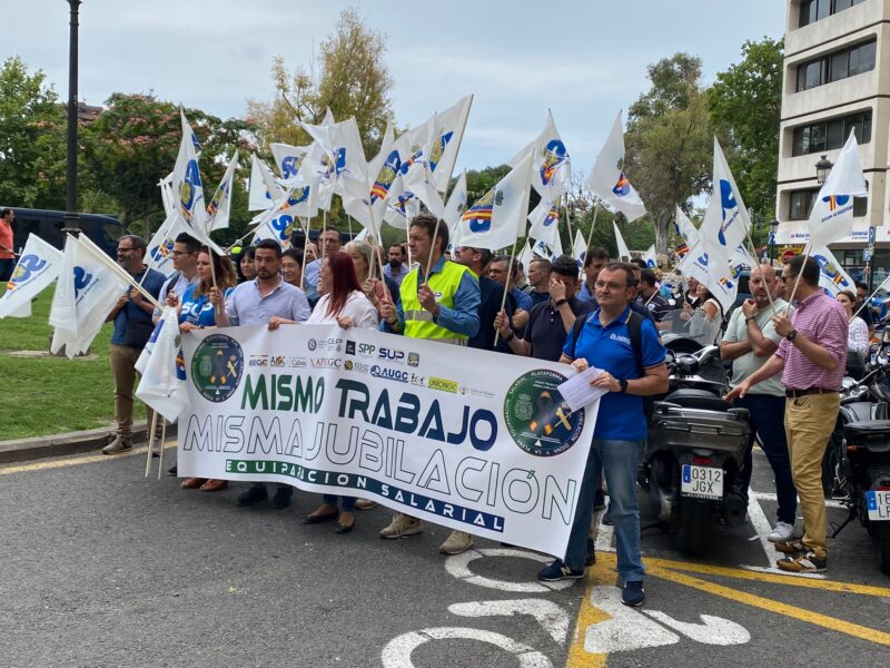 La Plataforma por una Jubilación Digna y la plena Equiparación Salarial se concentra frente a todas las delegaciones y subdelegaciones del Gobierno en España