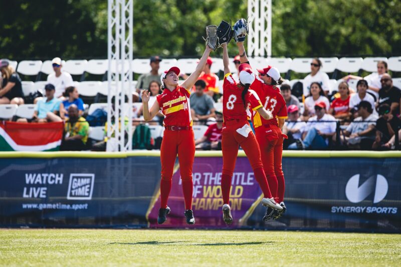España es quinta en la Copa del Mundo femenina de Sóftbol en Valencia.