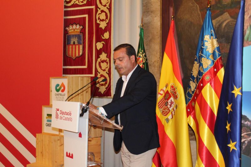 El vicepresidente de la Diputación de Castellón , Andrés Martínez