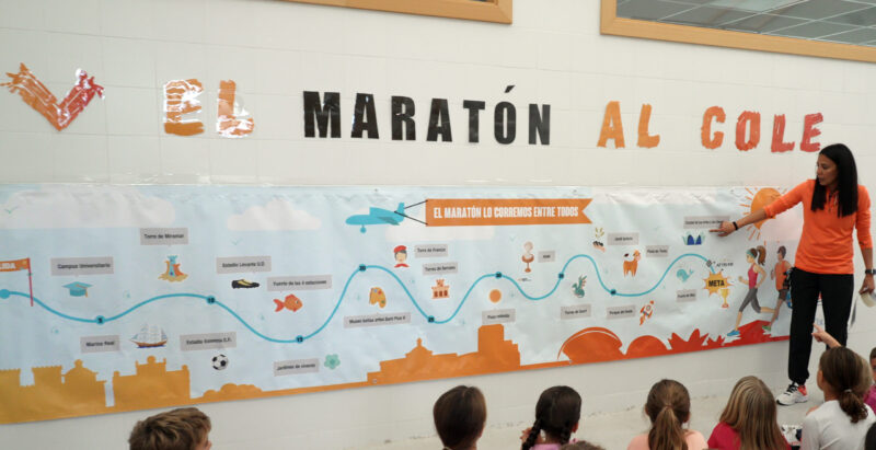 ‘El Maratón al Cole’ crece hasta los 59 centros y 17.000 escolares