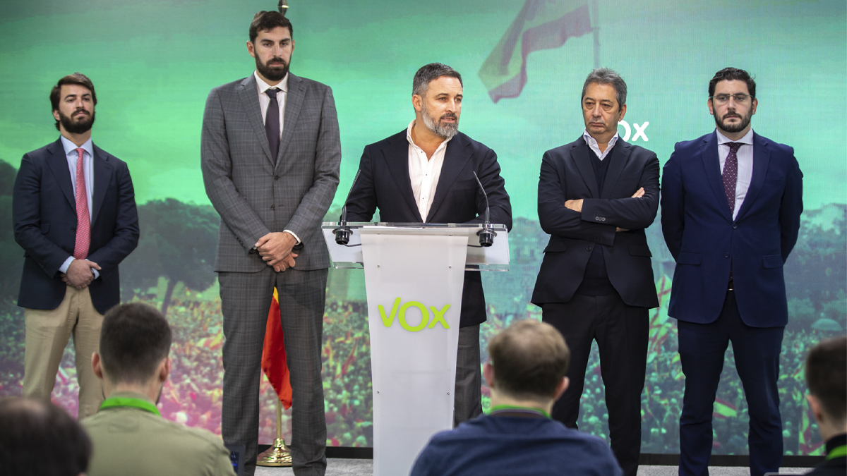 Abascal: “Quien pretende sacar de la cárcel a criminales para acceder al poder, no está lejos de meter en la cárcel a inocentes para mantenerse en el poder”