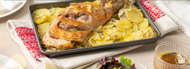 Receta de Paletilla de cordero con salsa cítrica