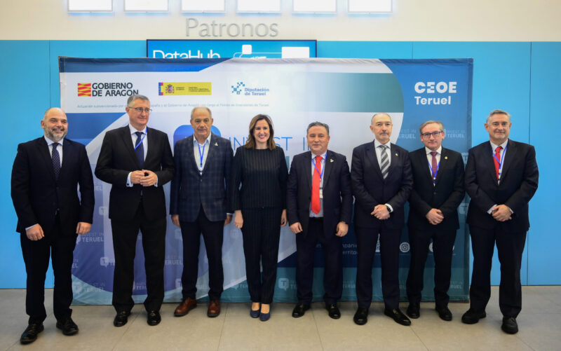 María José Catalá, ha participado este mediodía en la clausura del acto “Invest in Teruel”