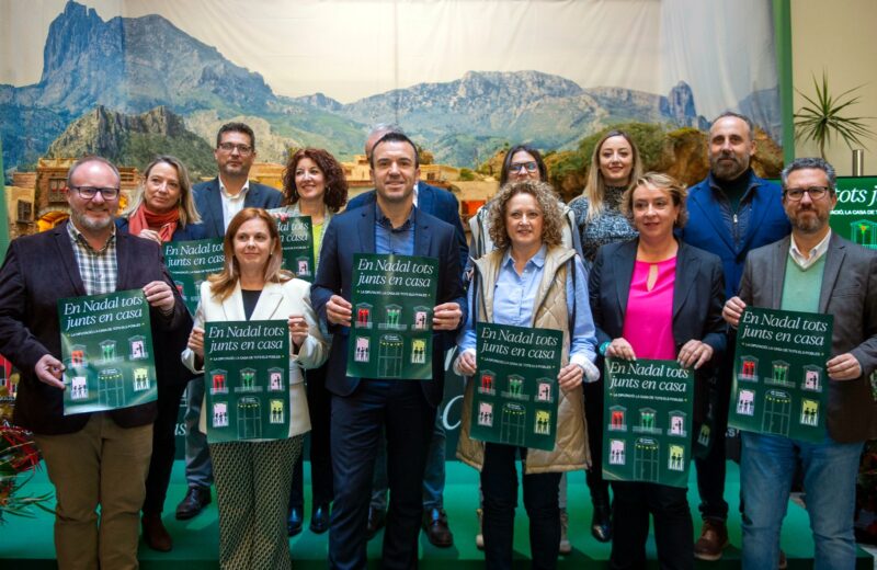 Vicent Mompó: “El espíritu de unión de la Navidad va a llegar a cada rincón de la provincia de la mano de la Diputación de Valencia”