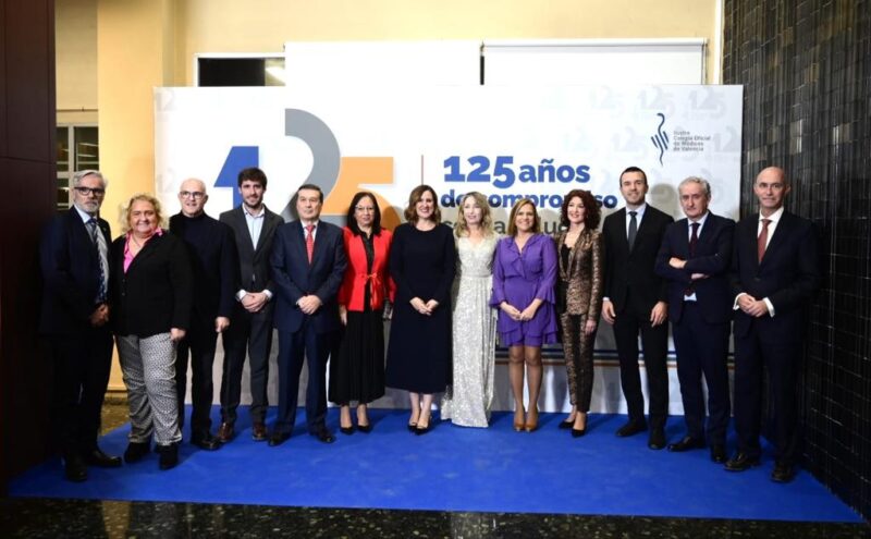 La alcaldesa, María José Catalá, ha participado este tarde en el 125 aniversario del Ilustre Colegio de Médicos de la provincia de Valencia.