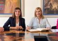 Salomé Pradas firma el contrato para iniciar las obras de emergencia para el abastecimiento de agua en Canet lo Roig, La Jana y Traiguera