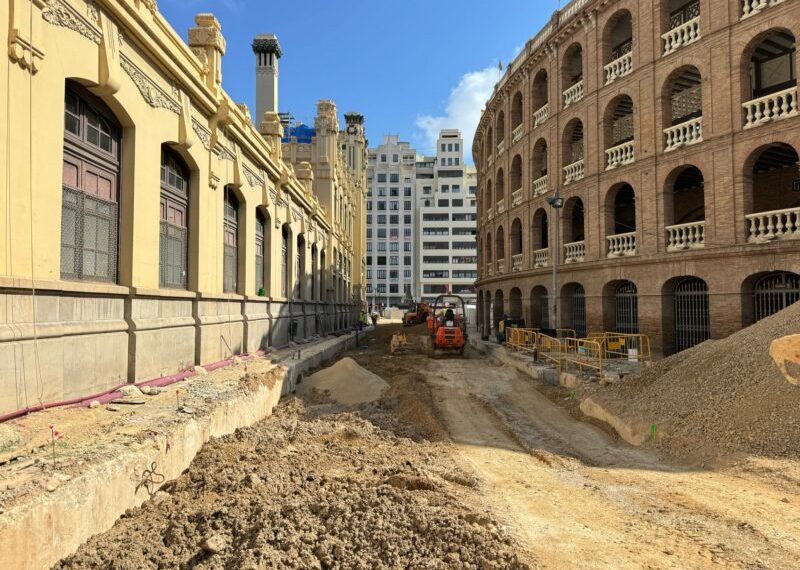 FGV comienza a construir la losa superior del túnel que conectará las estaciones de Alacant y Xàtiva de Metrovalencia