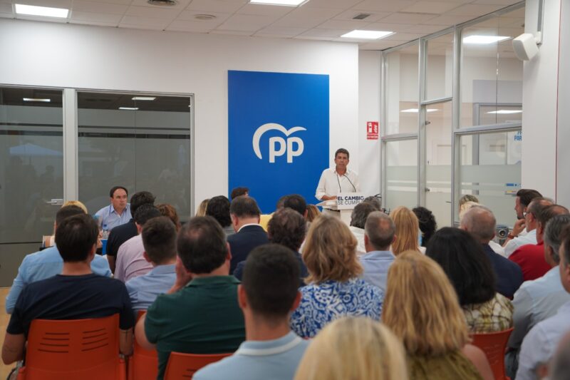 Carlos Mazón “Vamos a seguir trabajando para continuar mejorando la vida de los valencianos”