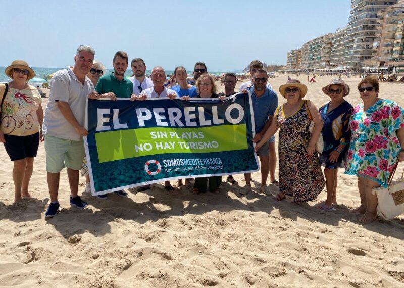 El PPCV se suma a la cadena humana en defensa del litoral en El Perelló