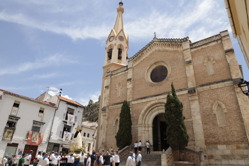 Moixent recibe la visita de la imagen peregrina de la Virgen tras organizar una Semana de Evangelización extraordinaria