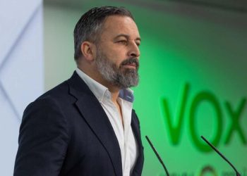 Imagen de archivo del líder de VOX, Santiago Abascal.