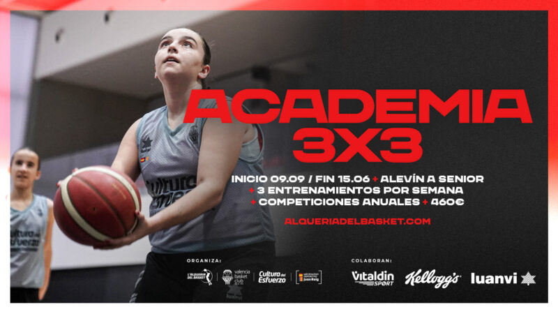 Nueva temporada de la Academia 3×3 de Valencia Basket