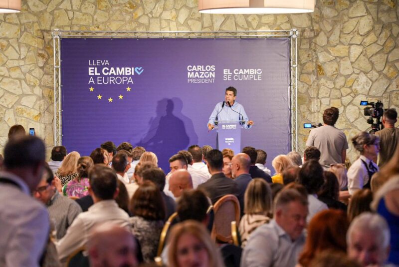 Carlos Mazón: “El cambio sigue con paso firme porque funciona, cumplimos y lo queremos para España y para Europa”