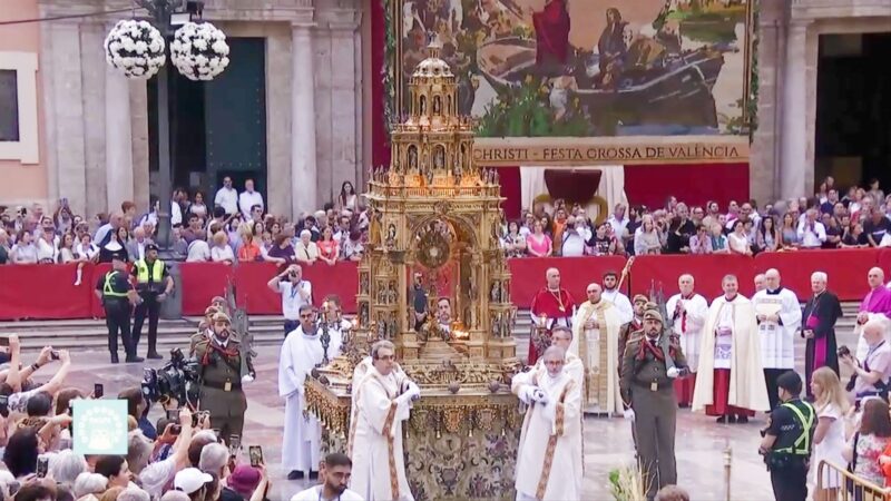 À Punt retransmite los actos del Corpus Christi de Valencia