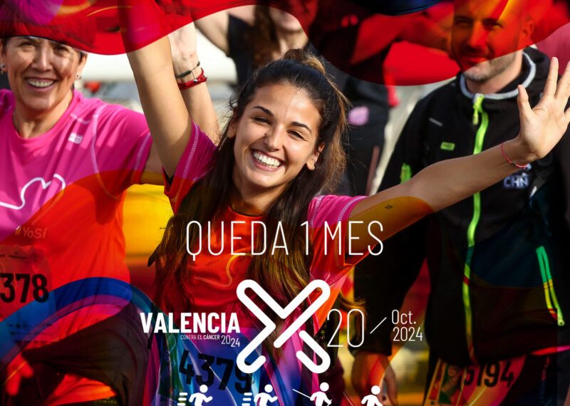 Un mes para la gran cita deportiva y solidaria ‘Valencia contra el Cáncer’