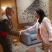 Llanos Massó recibe al teniente general Luis Sáez Rocandio, nuevo jefe del CGTAD