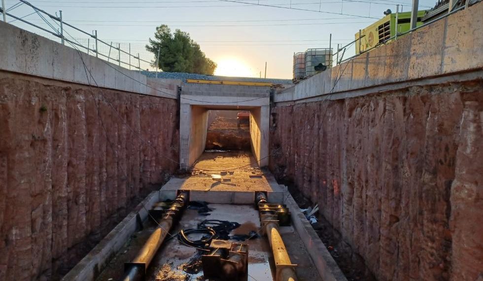 La Generalitat destina 3,4 millones para la construcción de dos pasos inferiores en la línea 3 de Metrovalencia entre Alboraya y Almàssera