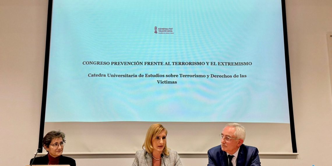 Salomé Pradas resalta la importancia de la unidad y la tolerancia en la lucha contra el terrorismo y el extremismo