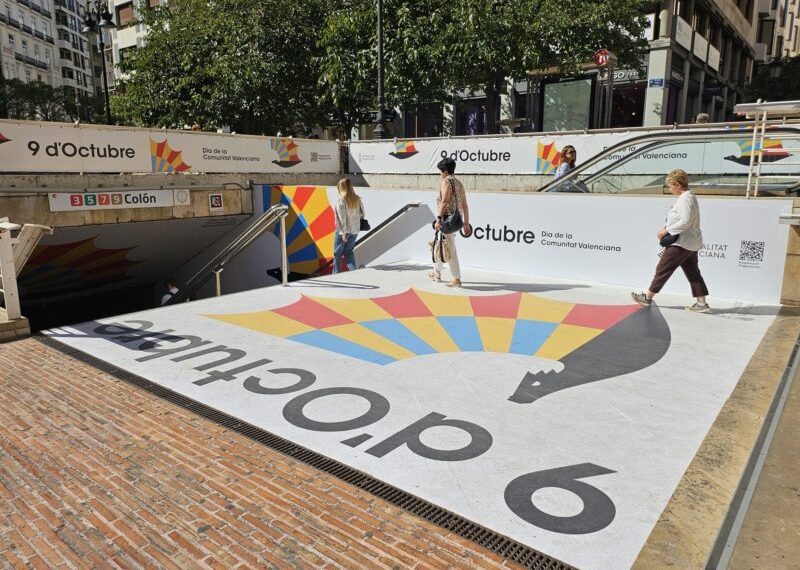 Transporte público al servicio del Día de la Comunitat Valenciana con Metrovalencia y TRAM