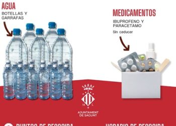 El Ayuntamiento de Sagunto se vuelca con los municipios afectados por las lluvias