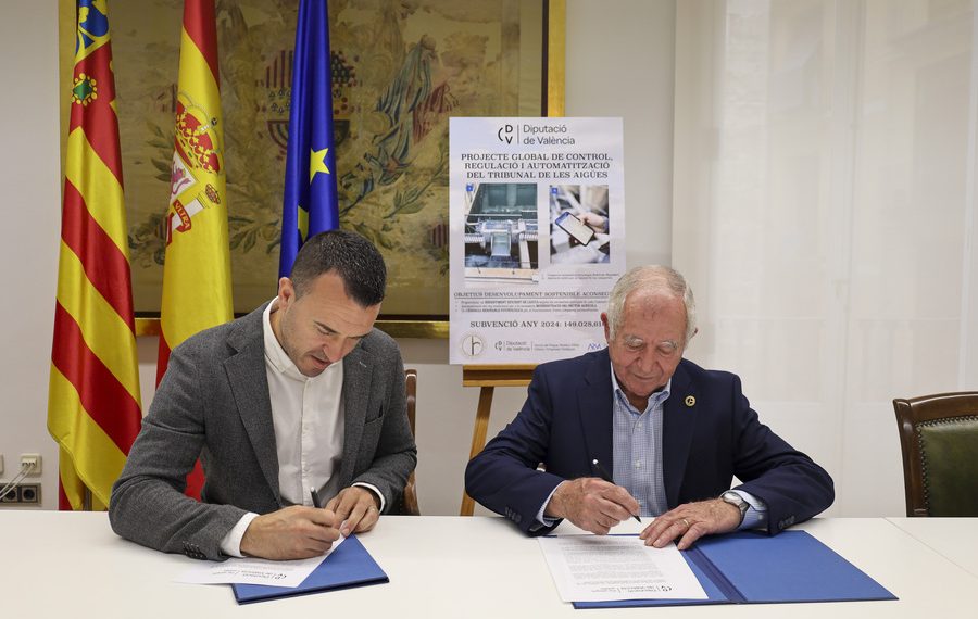 La Diputació de Valencia y el Tribunal de las Aguas colaboran para modernizar el riego y optimizar el uso del agua