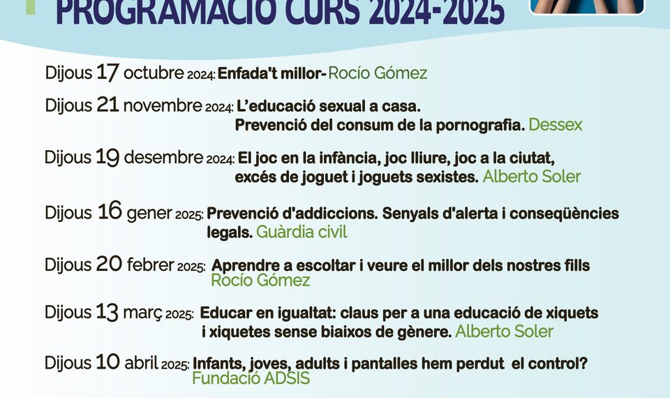 Comienza la edición 2024/2025 de ‘Eliescola de Famílies’