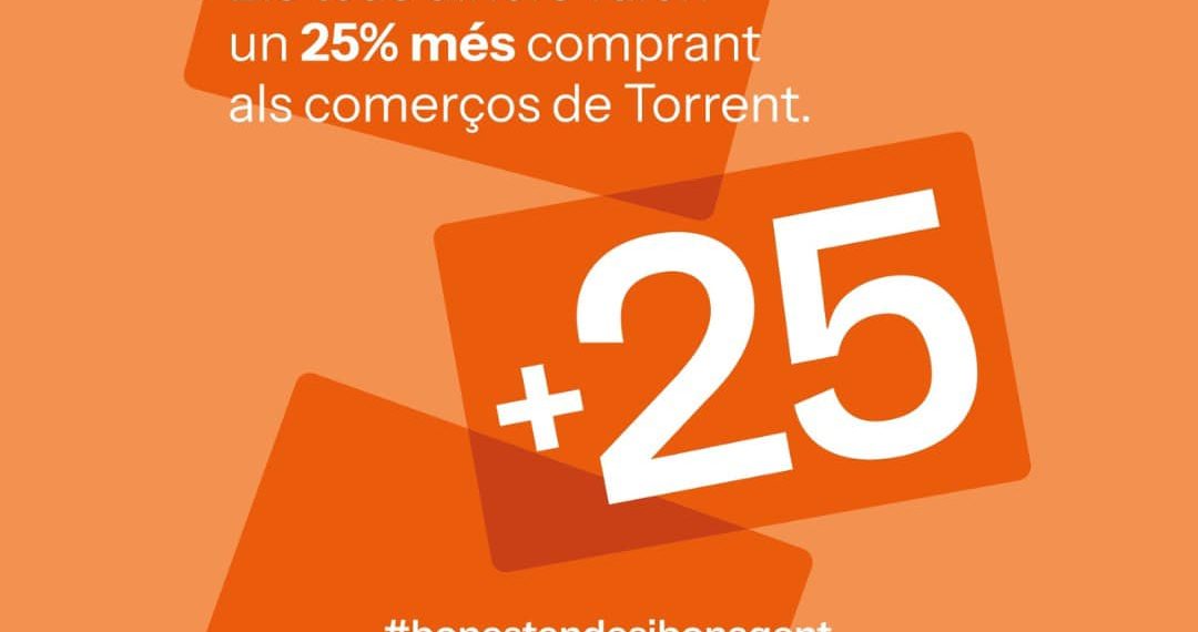 Torrent optimiza la Tarjeta +25, para un mayor impacto sostenido en el Comercio Local