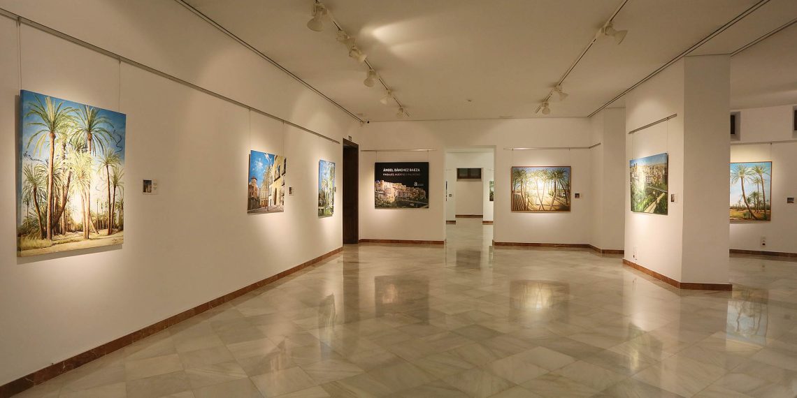 Últimos días para disfrutar de la exposición ‘Paisajes, huertos y Palmeras’ de Sánchez Baeza