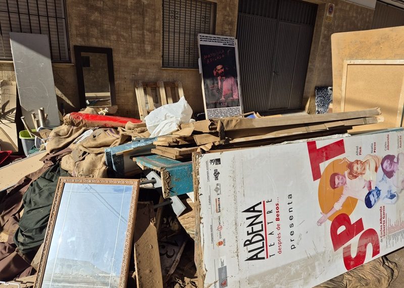La industria de artes escénicas valencianas cifra en más de 6 millones los daños causados por la DANA
