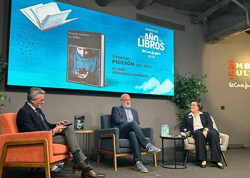 El Corte Inglés premia a Fernando Aramburu por “El niño” en su VII Edición de “Un año de libros”