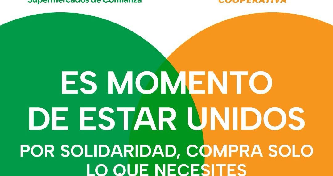 Mercadona y Consum se unen para pedir calma a la hora de hacer la compra