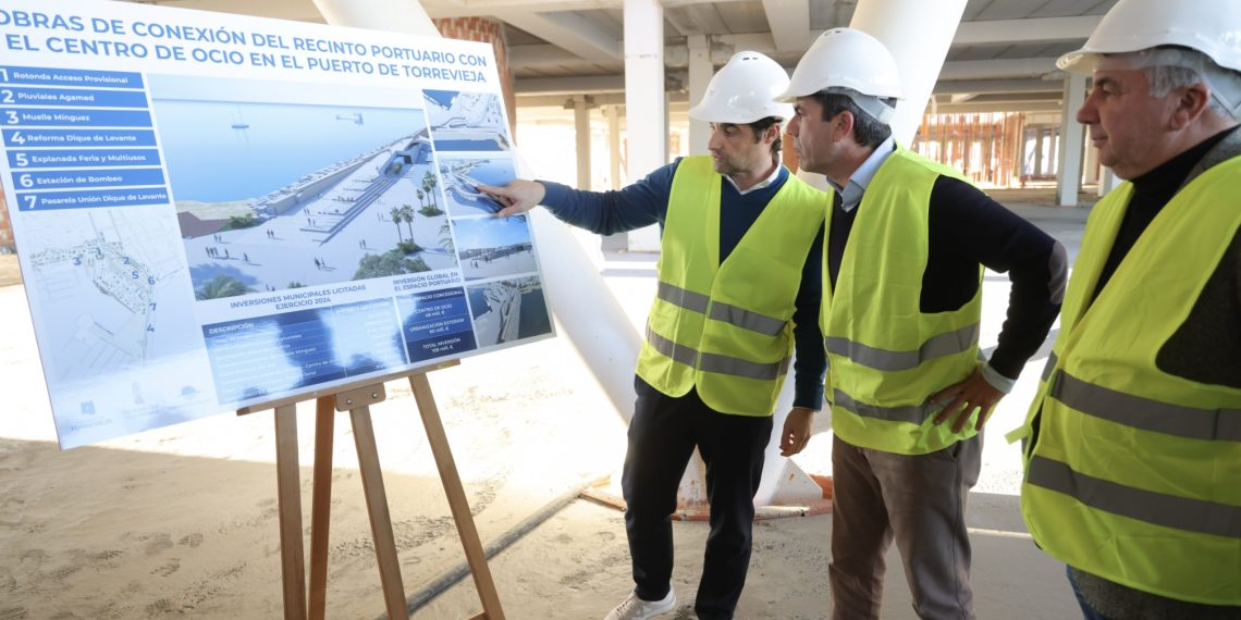 Mazón destaca el nuevo Centro de Ocio del Puerto de Torrevieja como una “gran referencia del sector terciario y el turismo del arco Mediterráneo”
