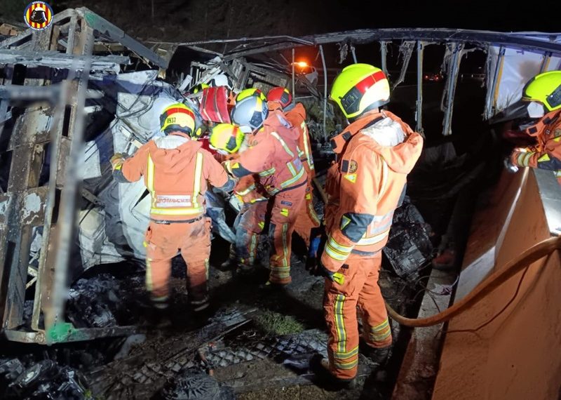 Accidente mortal en la A3 a la altura de Siete Aguas