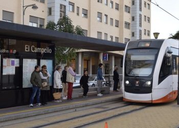 TRAM d’Alacant obtuvo en noviembre 1,6 millones de usuarios y suma 18,7 millones de viajeros en lo que va de año