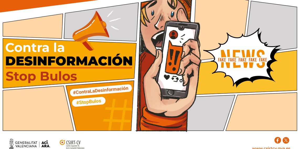 La Generalitat lanza una campaña con recomendaciones dirigidas a la ciudadanía para luchar contra la desinformación y las ‘fake news’ en internet