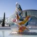 La escultura ‘Macronyx’ de Arne Quinze se expone en la lámina norte de la Ciudad de las Artes y las Ciencias