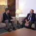 Carlos Mazón mantiene un encuentro con el presidente de la Asociación Valenciana de Empresarios