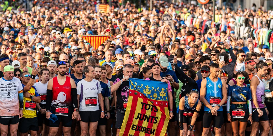 El Maratón Valencia destina más de un millón de euros a los afectados por la dana