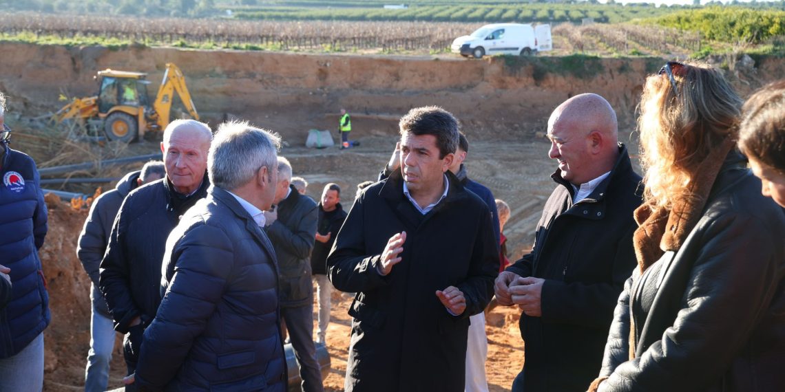 Carlos Mazón «La Generalitat ha movilizado más de 51 millones de euros destinados al sector agrícola y ganadero para paliar los efectos de las inundaciones”