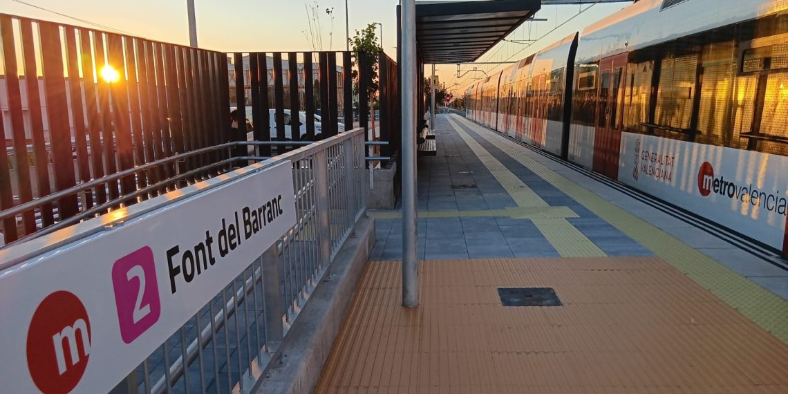 Abre el tramo Paterna-Llíria de la Línea 2 de Metrovalencia