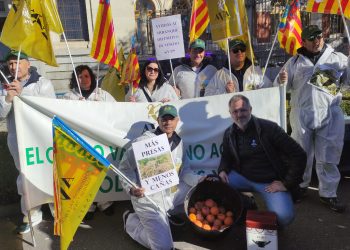 AVA-ASAJA protesta en Madrid contra las políticas agrarias