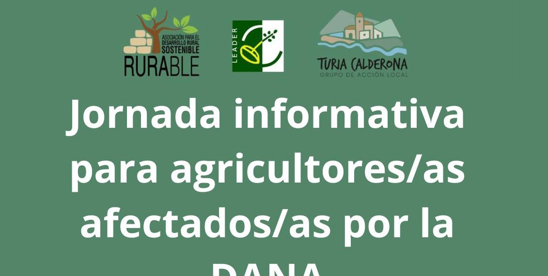 Los grupos de acción local Rurable y Turia Calderona asesoran a empresas y autónomos afectados por la DANA