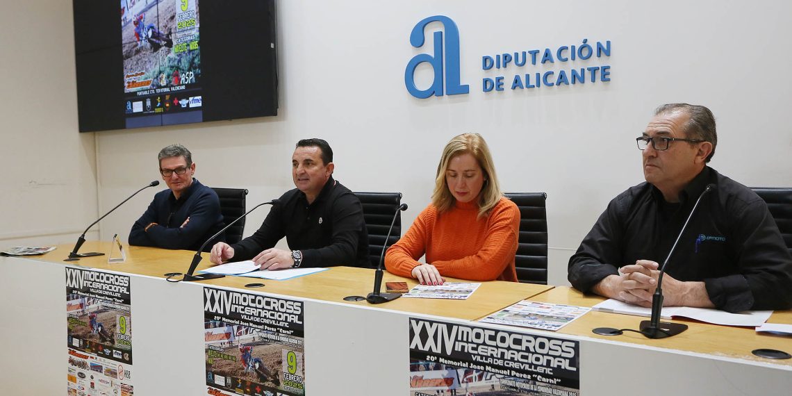 El ‘Motocross Internacional Villa de Crevillent’ vuelve el domingo 9 de febrero con el apoyo de la Diputación