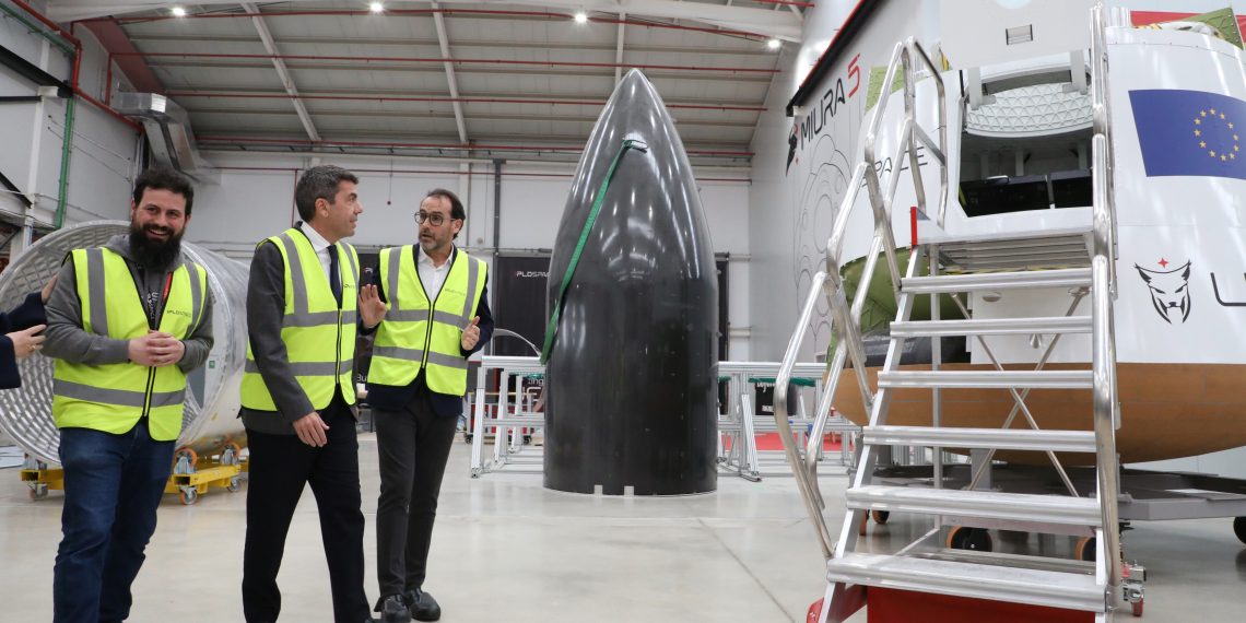 Carlos Mazón: “Destinamos 4,7 millones de euros para apoyar a PLD Space en el desarrollo del Miura 5”